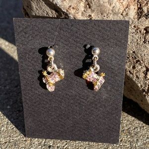 Cowboy boot post earrings. Montana Silversmith